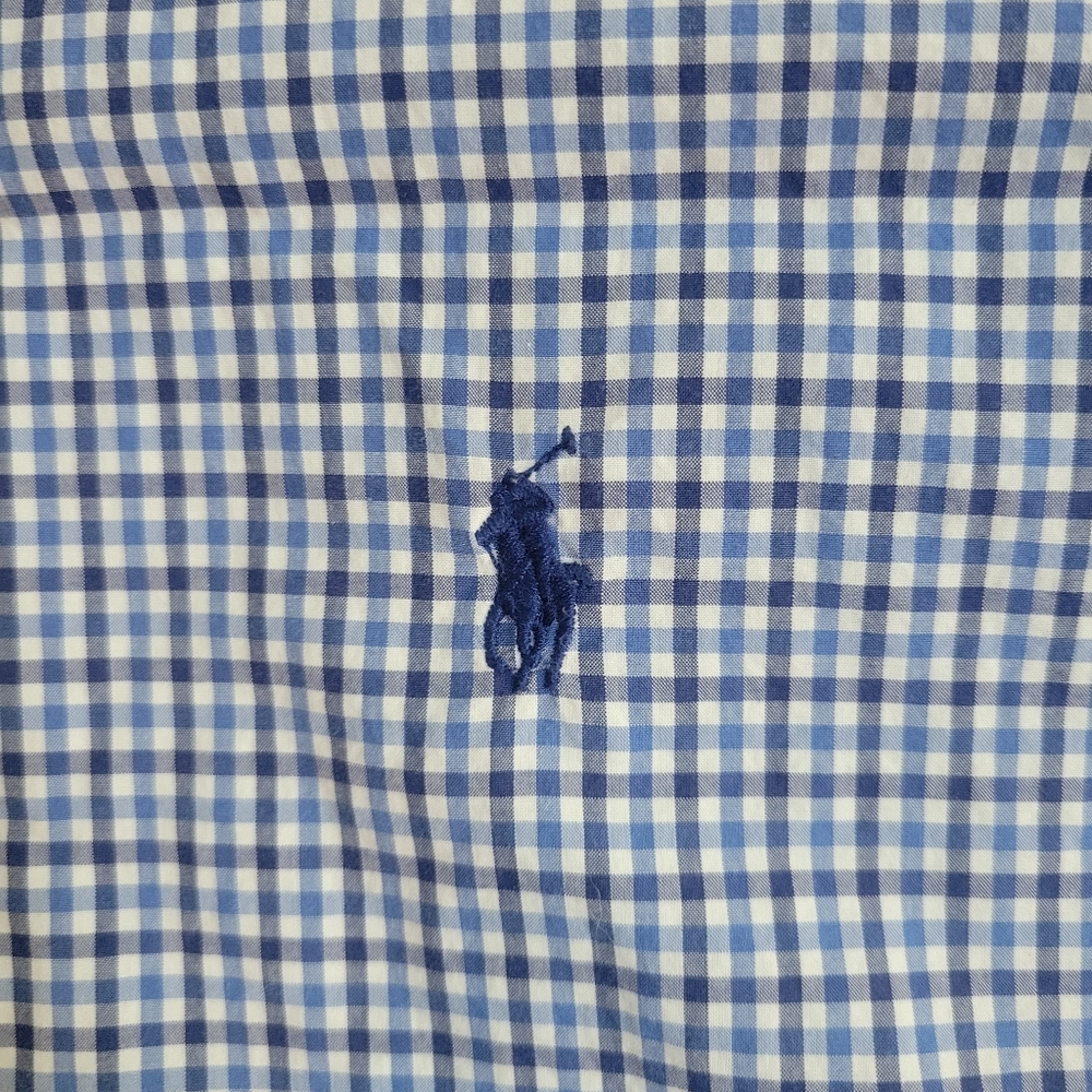 Ralph Lauren Men's Blue Classic button down shirt, size Large like new! Holidays - Picture 3 of 7